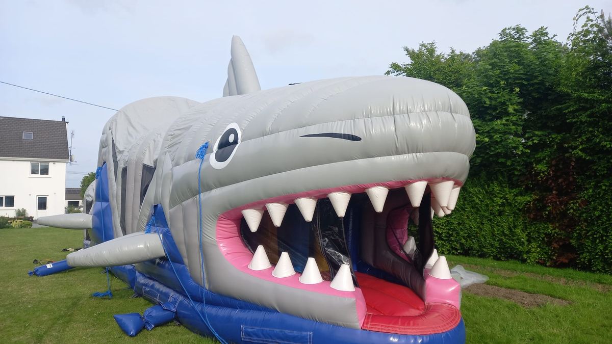 Jaws The Shark High Slide Obstacle Course photo 5