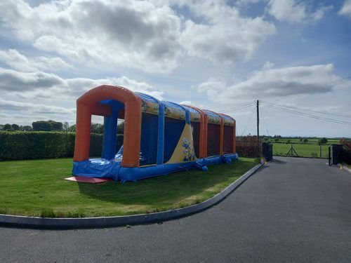 Minnions High Slide Obstacle Course