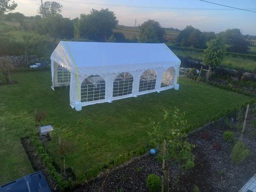 PARTY MARQUEE 8x4 Mtr with White PVC