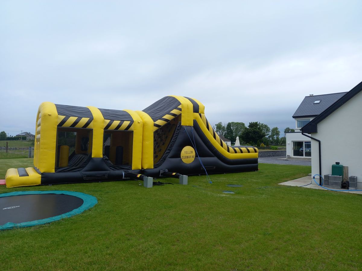 Yellow Submarine High Slide Obstacle Course photo 3